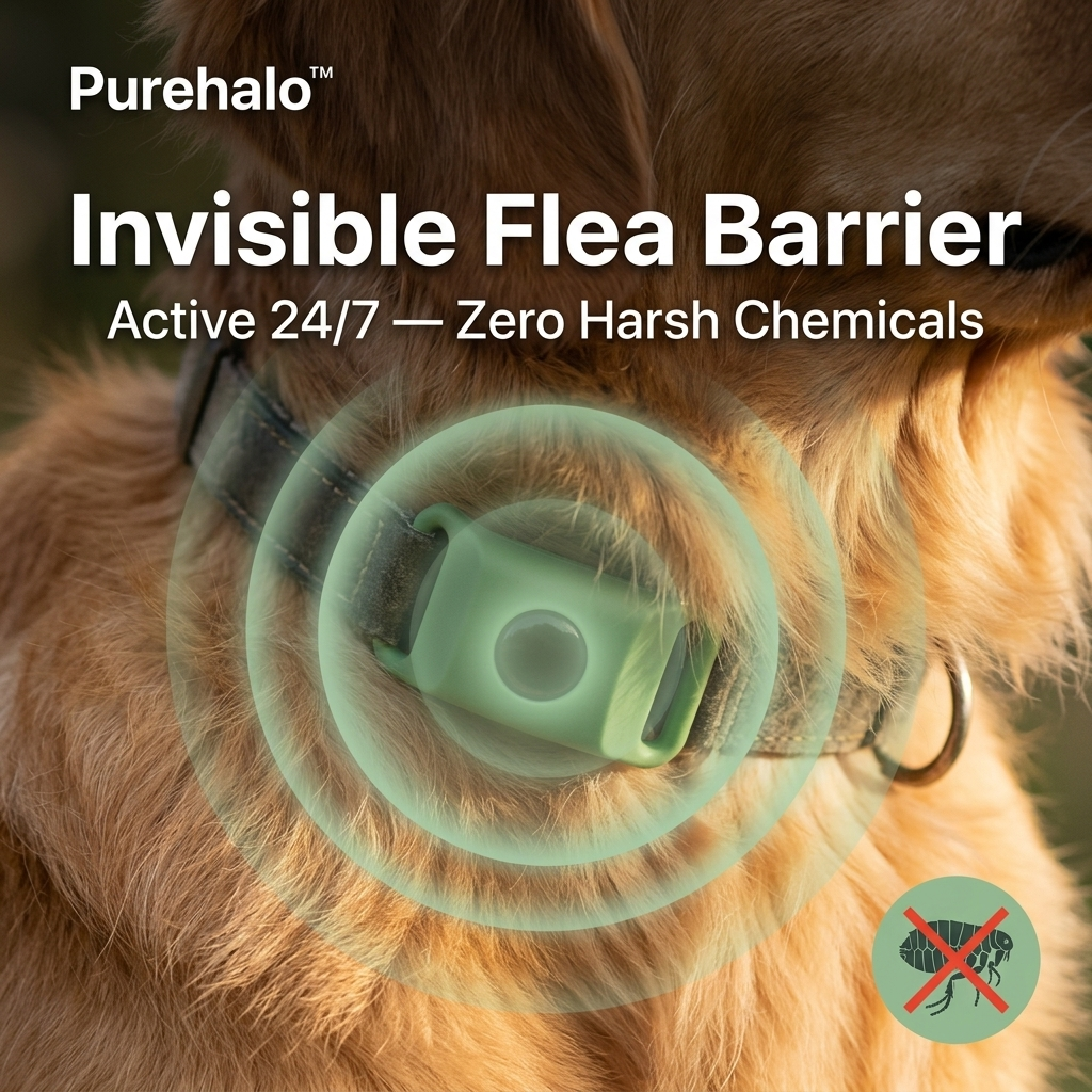 Purehalo™ Invisible Flea Barrier Collar